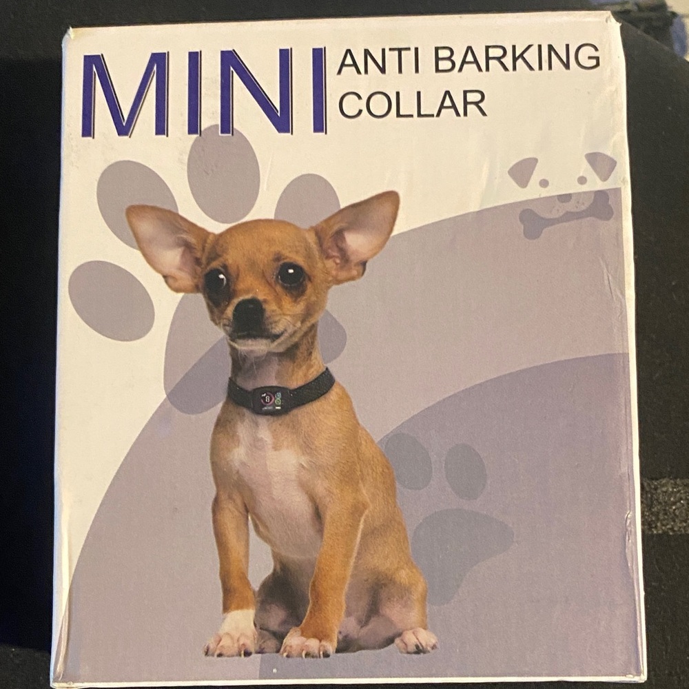 Mini Anti Barking Collar for Dogs - Black
